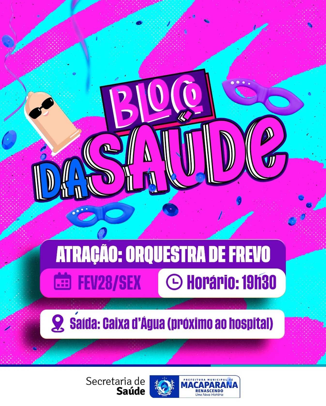 Vem aí o Bloco da Saúde!