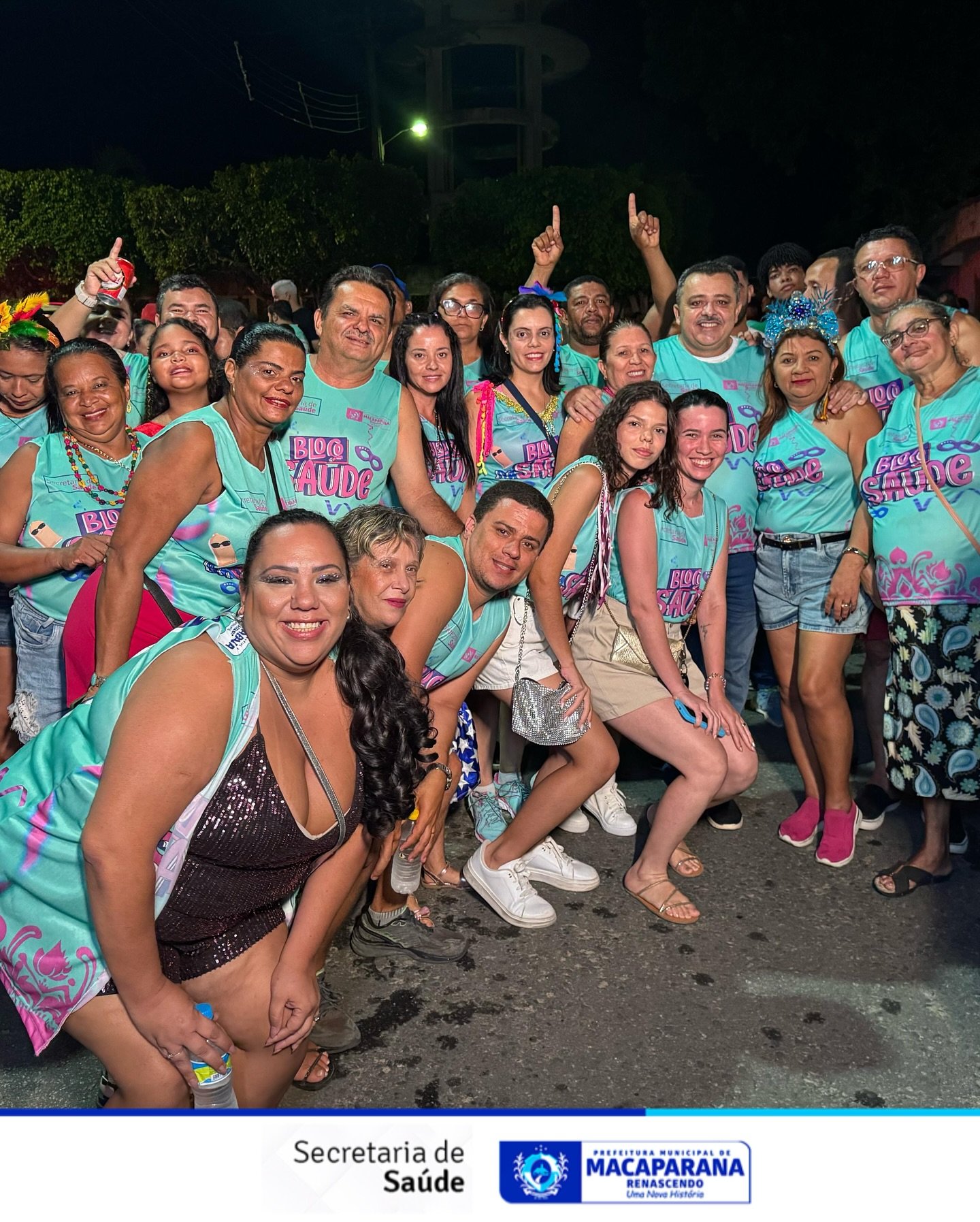 Bloco da Saúde leva frevo e animação às ruas de Macaparana