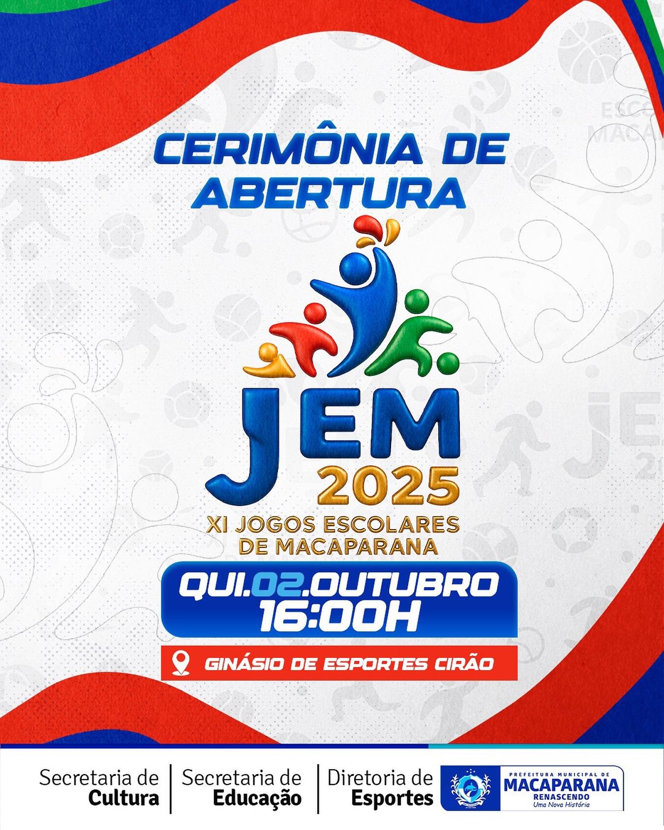 🏆 Cerimônia de Abertura dos Jogos Escolares de Macaparana 2025