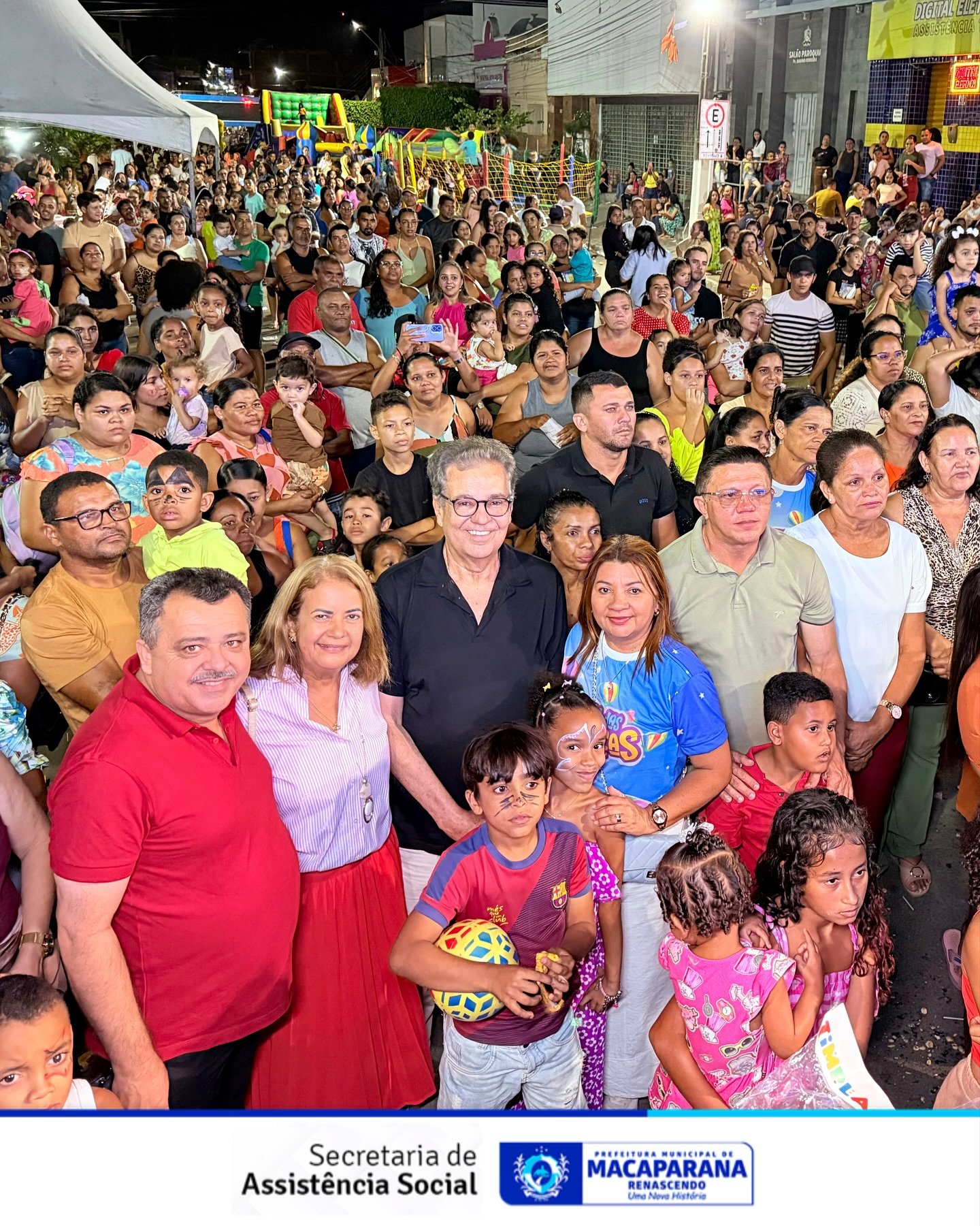 🎉 Festa das Crianças leva alegria e diversão às famílias de Macaparana