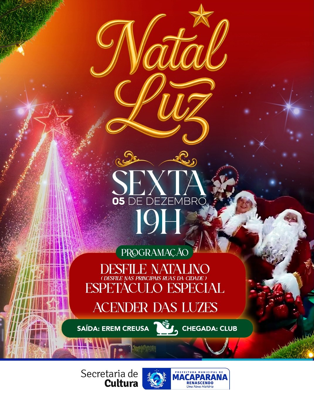 Natal Luz de Macaparana 2025: Uma Noite de Encanto e Brilho!