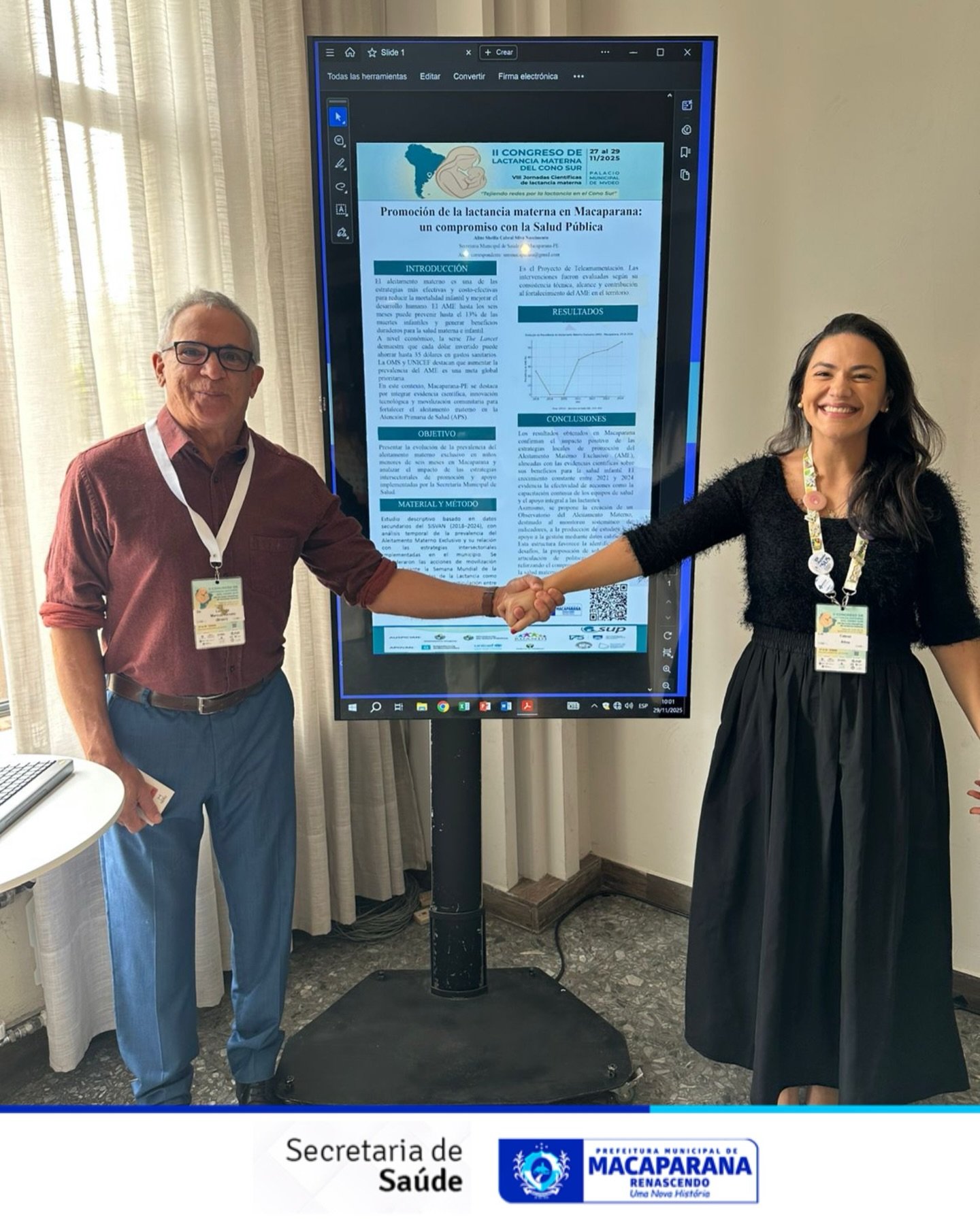 Macaparana Ganha Destaque Internacional no Congresso de Lactância Materna