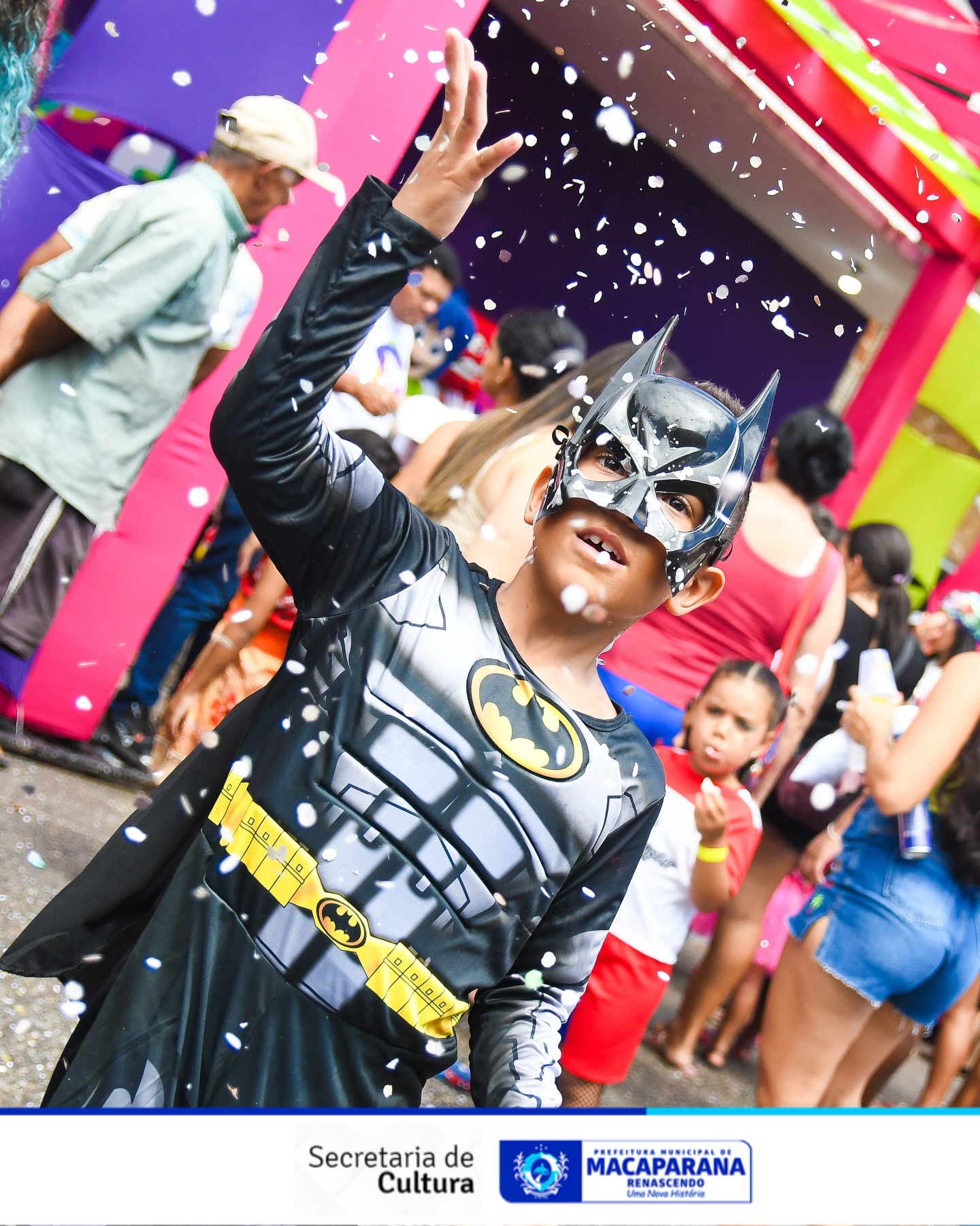 Bloco Algodão Doce encanta crianças e famílias no Carnaval