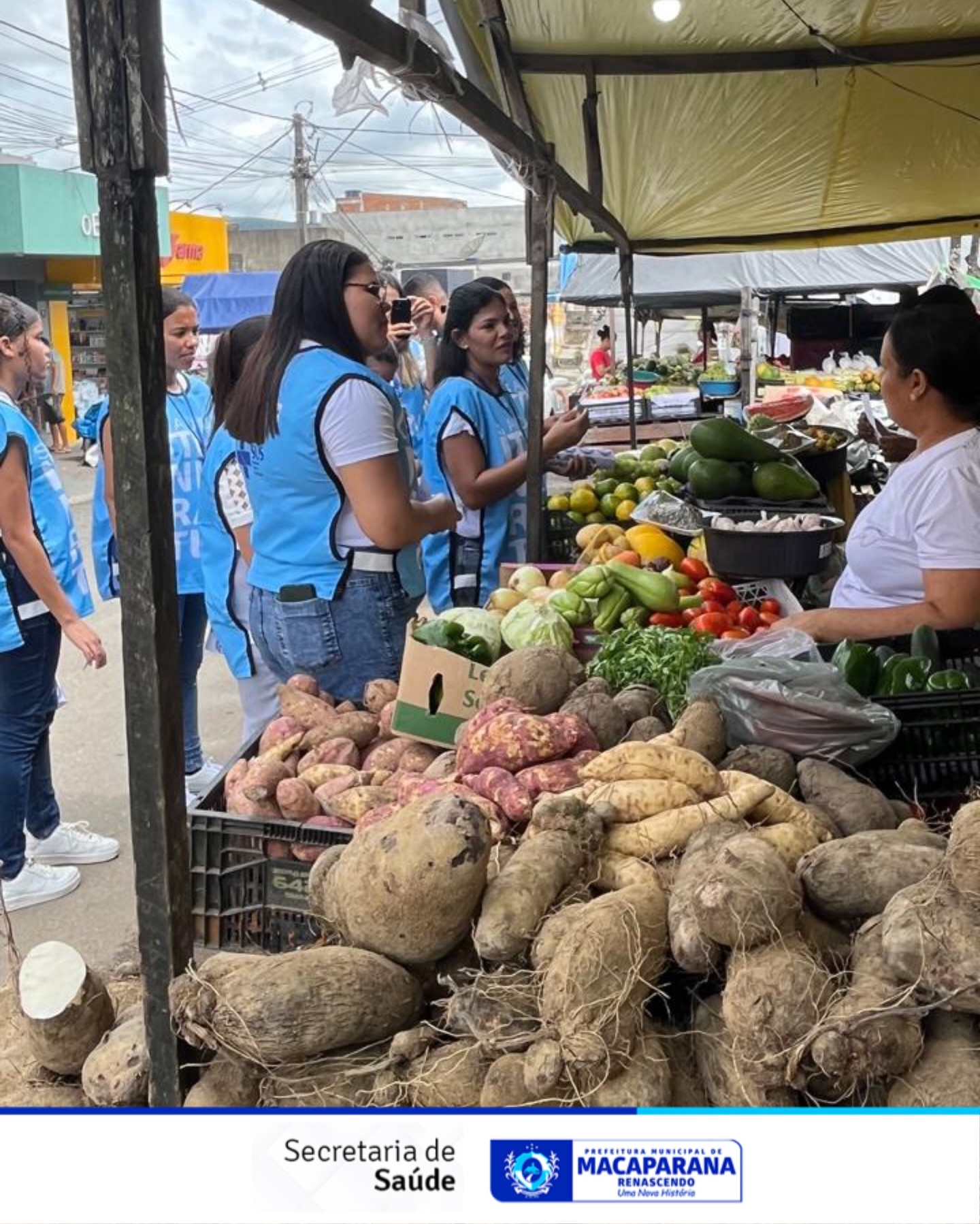 Ação de Saúde na Feira Livre Reforça Combate à Tuberculose em Macaparana