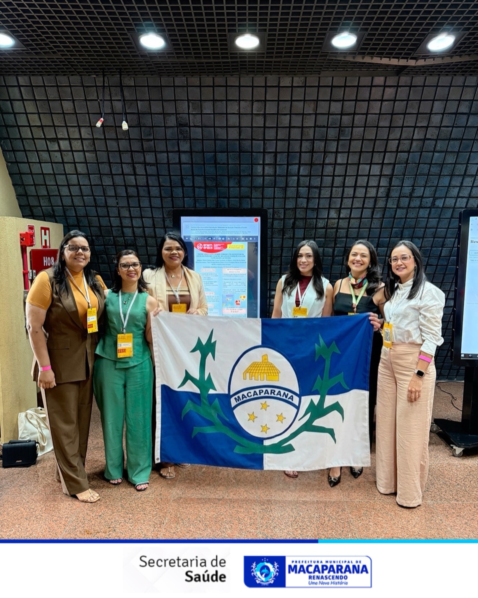 Macaparana marca presença em encontro nacional de saúde materno-infantil