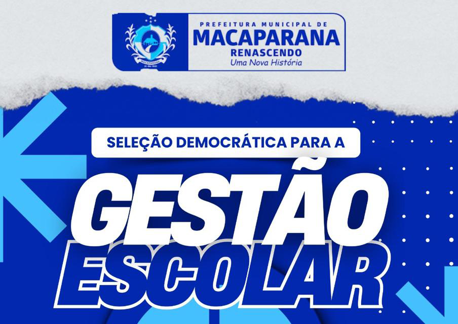 Inscrições para seleção de Gestor Escolar são prorrogadas – ERRATA 001/2026