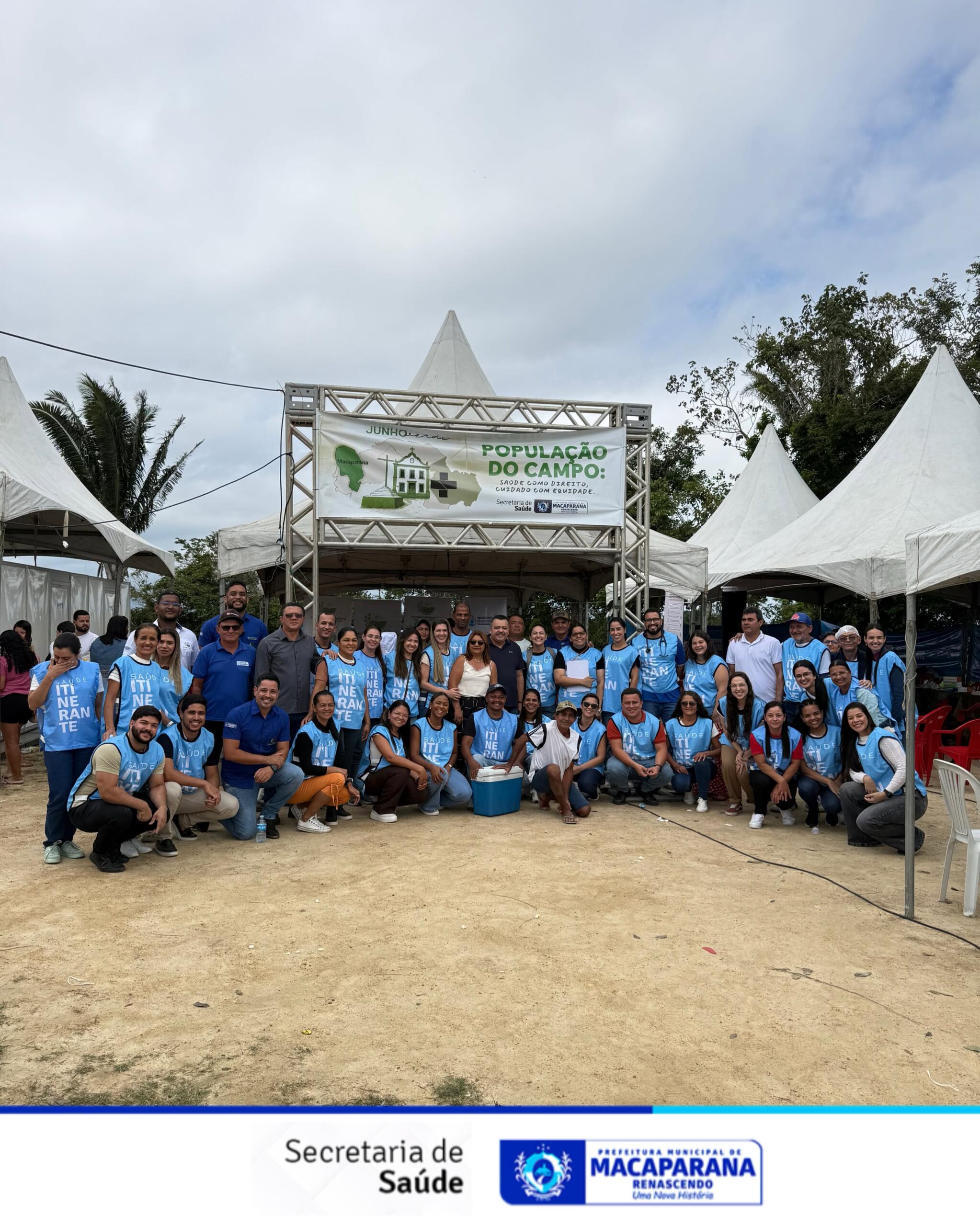 Ação População do Campo leva saúde a Paquevira